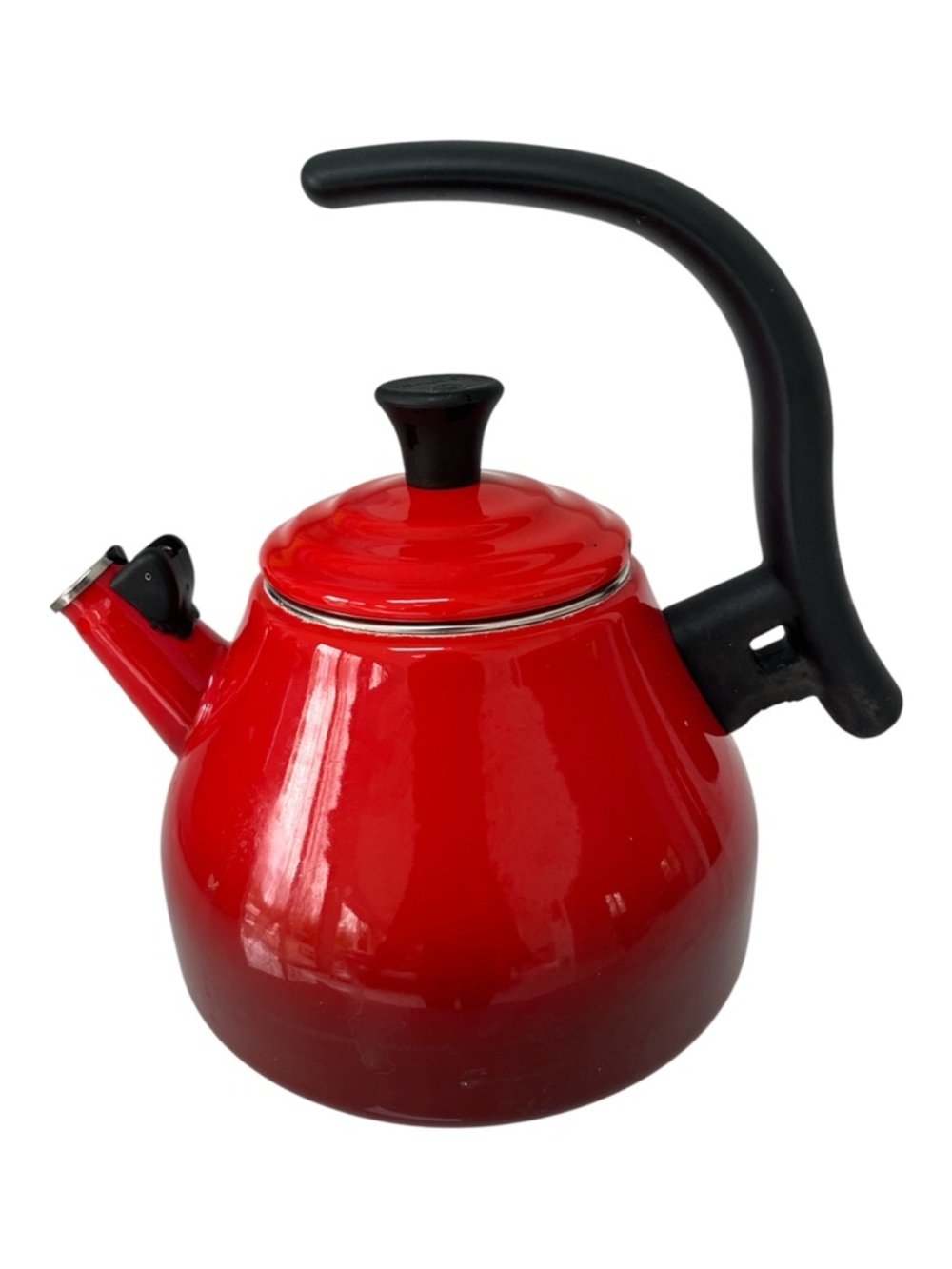 Le Creuset Red Ombre 1.6QT Metal Tea Kettle FLAWED